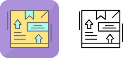 Delivery Box Icon Design vector