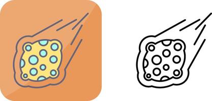 Meteorite Icon Design vector