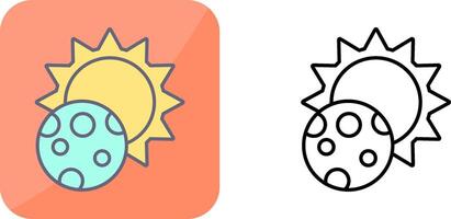 Eclipse Icon Design vector