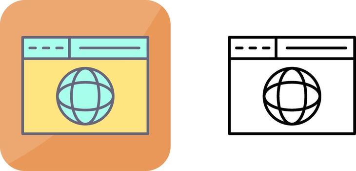 Web Page Icon Design vector