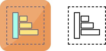 Object Alignment Icon Design vector