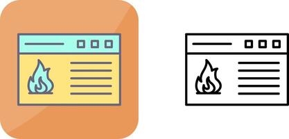 Fire Icon Design vector