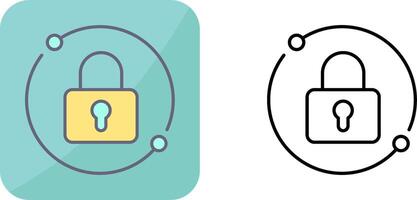 Pad Lock Icon Design vector