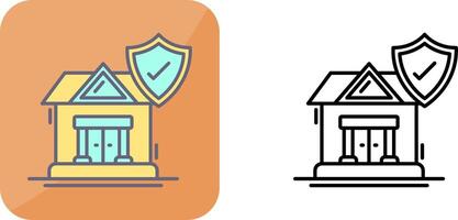 House Protection Icon Design vector