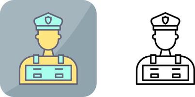 Police Man Icon Design vector