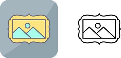 Frame Icon Design vector