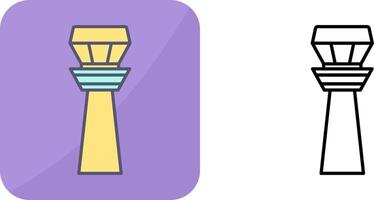 Control Tower Icon Design vector