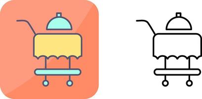 Room Service Icon Design vector