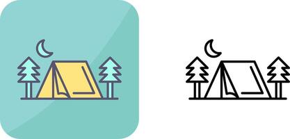 Tent Icon Design vector