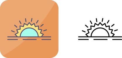 Sunshine Icon Design vector