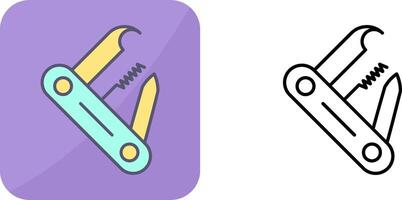 Swiss Army Knife Icon Design vector