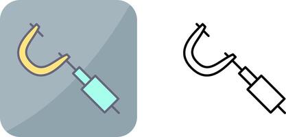 Micrometer Icon Design vector
