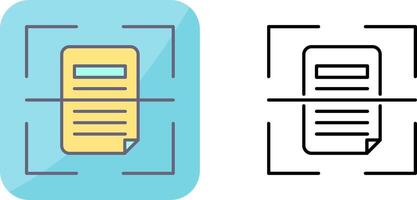 Scan Icon Design vector