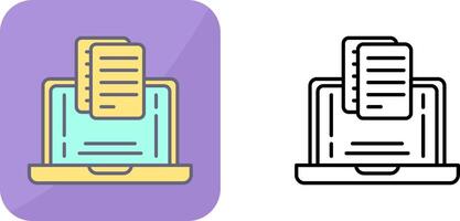 Document Icon Design vector