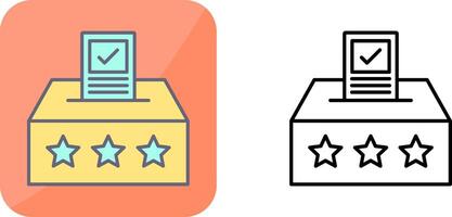 Ballot Icon Design vector