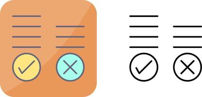 Voting Result Icon Design vector