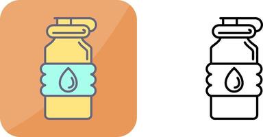 Water Bottle Icon Design vector