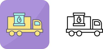 Fuel Truck Icon Design vector