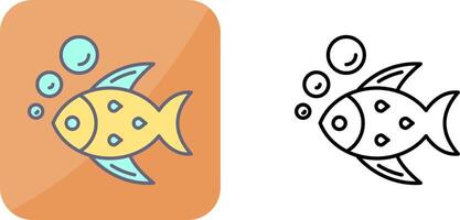 diseño de icono de pescado vector