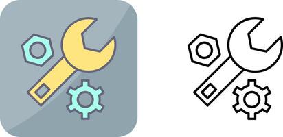 Wrench Icon Design vector