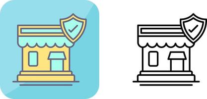 business Protection Icon Design vector