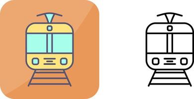 Tram Icon Design vector