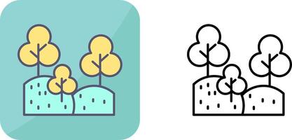 Forest Icon Design vector