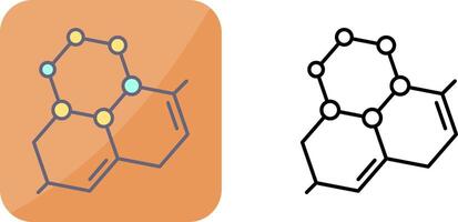 Molecule Icon Design vector