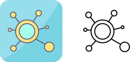 Molecule Icon Design vector