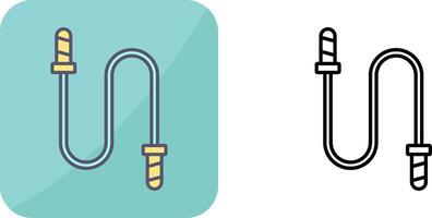 Jumping Rope Icon Design vector