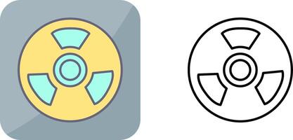 Nuclear Icon Design vector