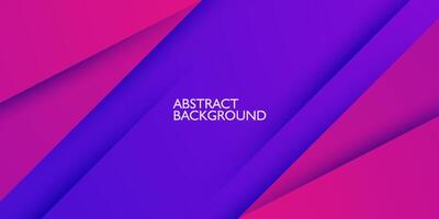 Colorful pink and purple gradient background with simple triangle and shadow combinations. 3d abstract modern background. Eps10 vector