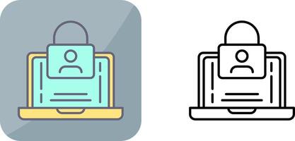 Authentication Icon Design vector