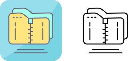 Compressed Icon Design vector