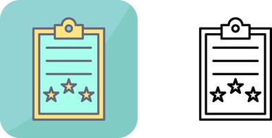 Result Icon Design vector