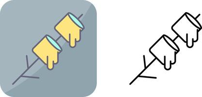 Marshmallows Icon Design vector