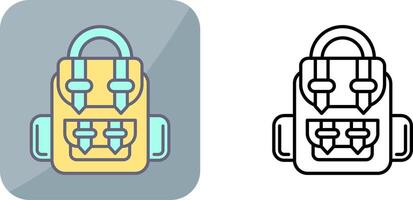 Backpack Icon Design vector