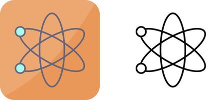 Atom Icon Design vector