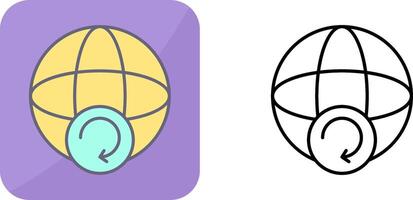 Earth Icon Design vector