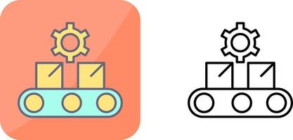 Conveyor Belt Icon Design vector