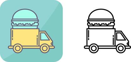 Fast Food Truck Icon Design vector