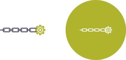 Unique Link Sales Icon Design vector