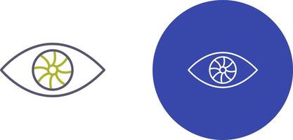 Unique Eye Icon Design vector