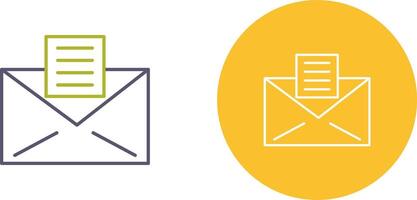 Email Documents Icon Design vector