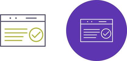 Unique QC Passed Icon Design vector