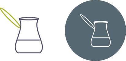 Cezve Icon Design vector