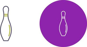 Bowling Pin Icon Design vector