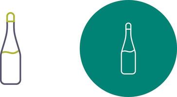 Champagne Bottle Icon Design vector