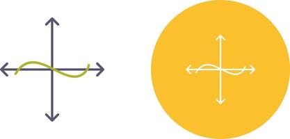 Unique Graph Icon Design vector