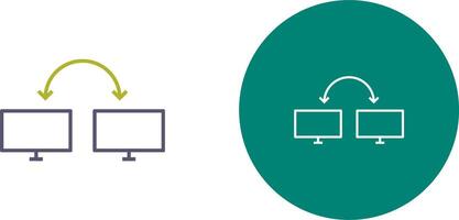 Unique Connected Systems Icon Design vector